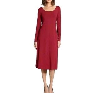 Eileen Fisher Pompeii pull on Viscose Jersey midi